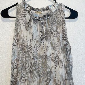 Amelia Toro size 6 long flowie 100% silk floral dress